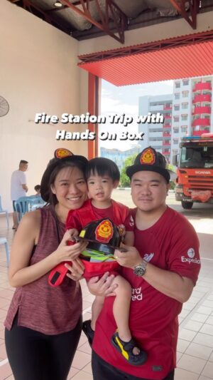 Reuben Kang Instagram - Jordy has always want to visit a fire station and I’m glad I registered with @handsonbox.my . It was a very well planned trip for the kids and families. Jordy said he wants to go again when he’s older 🥺
