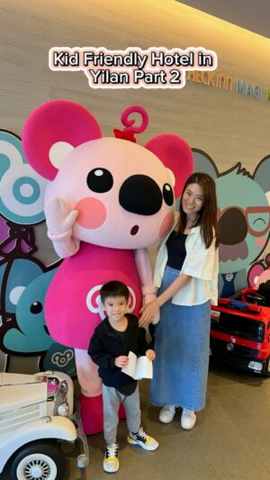 Reuben Kang Instagram - 📍CHECK inn MAGI Kids in Yilan
If you type 台湾亲子游 or 宜兰亲子游 on XHS, you’ll find this hotel highly recommended too. This is a more budget friendly alternative compared to Silks Place Yilan. The difference is that racing tracks are not on the same floor with the hotel rooms, and you have to make reservations for the next slot. Each slot is 15 min. Slots get taken up pretty fast so we had to wait for the next one. But the highlight of this hotel for Jordy and my second child, Reuben were the long slide. Probably went on the slide more than the rides. Playground and racing tracks closes at 9pm. 

Aside to hotel hopping/chilling in kid friendly hotels in Yilan, we wanted to go to Zhang Mei Ama’s Farm which we did not go in the end due to the rainy weather.