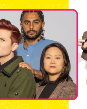 Rhys Nicholson Instagram - As the Melbourne International Comedy Festival hits full swing, we chatted to some of the stars of the show about what Australia's biggest comedy festival means to them. Read the full interview at the link in our bio 🔗

Photographer: @carmenzammit
Writer: @ash_hastings
Lead designer: @eazy_c
Design: @jack_puglielli
Location: @kindredcameras

[ID: Rapha Manajem, Gillian Cosgriff, Rhys Nicholson, Nick White and He Huang pose with their heads close together. Headline text says: Funny Bunch.]