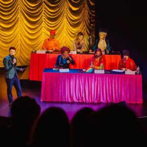 Rhys Nicholson Instagram - Look, we’re already having too much of a good time on Snatch Game Live. It’s truly silly and wild and gay and completely un-airable. 
We’re hopping all over the bloody country and the shows are chockers, but you can still nab a seat. Do yourself a solid and slide into @itdevents to get some tickies.