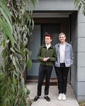 Rhys Nicholson Instagram - Comedian Rhys Nicholson (@rhysnicholson) was working on a cruise ship in the middle of the ocean when they bought their first home with their now-husband Kyran (@kyrannicholson) 🚢⁠
⁠
“There was almost no reception so I was just getting minimal texts through to Rhys and having to make gigantic decisions on behalf of us both,” recalls Kyran, a comedy director, podcaster and former Triple J presenter.⁠
⁠
Describing their interior style as maximalist, Rhys says the home is furnished with a “healthy mixture of functional pieces” and “absurd, stupid decorative things”.⁠
⁠
“I hate a sparse house,” Rhys says. “My parents are artists and I think I just grew up with a lot of stuff on the walls.” 🖼️⁠
⁠
Head to the 🔗 in our bio to see more behind this listing, for sale on Domain.