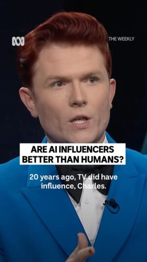 Rhys Nicholson Instagram - AI influencers? 😱
The Weekly - Stream now on ABC iview via the link in our bio.
#TheWeekly #AI #Influencer #socialmedia