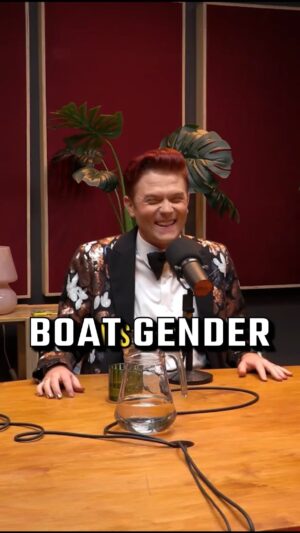 Rhys Nicholson Instagram - God bless our non-binary boat, and all who sail on them! #comedypodcast #podcastclips #nonbinary #cruiseship #dragraceaustralia
