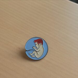 Rhys Nicholson Instagram - A fun fact is I’m selling these rather haunting enamel pins after every show at @edfringe. Come on by! 8.25pm at @underbellyedinburgh.