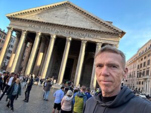 Richard Brake Instagram - La Dolce Vita. Nice to be back working in Rome.