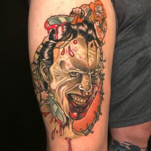 Richard Brake Instagram - A couple of great new Doomhead tattoos! Keep them coming. These are fantastic. Amazing work. #doomhead #doomheadtattoos #robzombieofficial #rz31