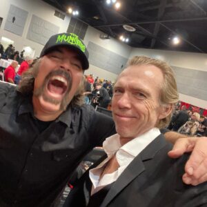 Richard Brake Instagram - What’s this guy so happy about? It’s his birthday!!! Happy Birthday to Herman Munster himself. The great @jeffdanielphillips!! 🎂🎂🎂🎉🎉🥳🥳❤️