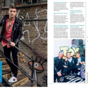 Richard Wisker Instagram - Shoot for @modernwoman_int Photography @ejlewis Styled by @stevevyse Hair @tfurssedonn Make up @jo_sugar Sneakers @gucci Jacket and shirt @allsaints Jeans @hera jewellery @anna_henna_tradition