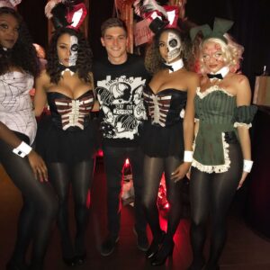 Richard Wisker Instagram - Thank you to Pink Ribbon Foundation for last night at Playboy #PlayboyClubLondon #Bunnies #Mayfair