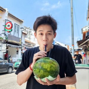 Richie Koh Instagram - Watermelon juice from 我的美人