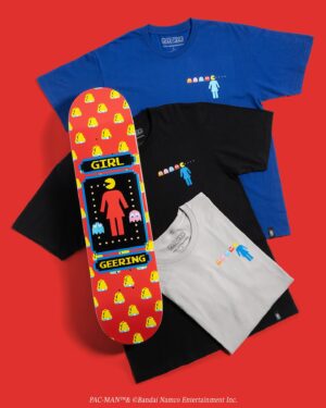 Rick Howard Instagram - WAKA WAKA 🕹️ Introducing the @officialpacman x #GirlSkateboards collection. Now available at skate shops and Crailtap.com, shipping worldwide. 📲

#GirlSkateboardsxPACMAN