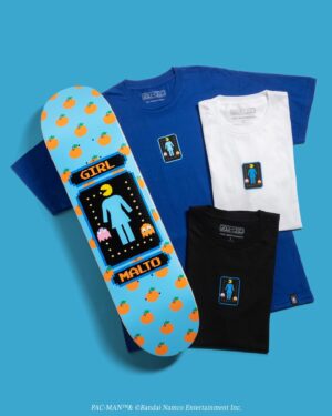Rick Howard Instagram - WAKA WAKA 🕹️ Introducing the @officialpacman x #GirlSkateboards collection. Now available at skate shops and Crailtap.com, shipping worldwide. 📲

#GirlSkateboardsxPACMAN
