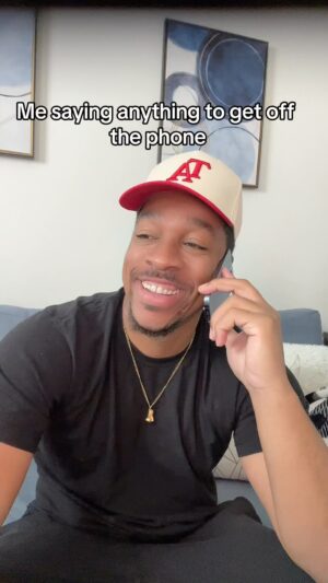 Rickey Brown Instagram - What are ya’ll excuses to get off the phone? Comment them below! #comedy #comedyvideos #comedyskits #comedyreels #skits #funny #funnyvideos #funnyskits #funnyreels #reels #explorepage✨ #explorepage #reelsinstagram