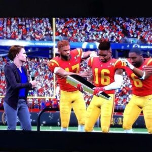 Rickey Brown Instagram - I’ve been immortalized in @eamaddennfl 🤯 I’m gonna ride this high for a while, I’m sorry in advance🤷🏾‍♂️ lol 🗣MADDEN 20 IN STORES NOW!!!!!!!! #ForZeke#ea#easports #madden20#madden #isaiahstreets#football #collegefootball#ncaa #ncaafootball#actor#actors #acting#speech#usc#trojans#ncaachampionship #workingactor#onset #killiansworkshop#ps4#xbox#gamer#danielhoffagency