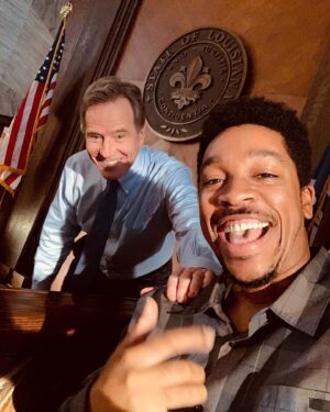 Rickey Brown Instagram - Tonight catch me and my pal @bryancranston on the best show on Tv right now “Your Honor” only on @showtime 😜 
•
•
•
•
•
#yourhonorshowtime #yourhonor #actor #acting #actor #actors #showtime #actress #actresses #setlife #onset #workingactor #hollywood #bryancranston #breakingbad #sagaftra #drama #etcandcompany #danielhoffagency
