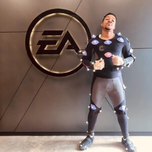 Rickey Brown Instagram - Guess who’s lacing up those cleats again?!🏈 🗣Isaiah Streets is back, y’all!!🙌🏾 Madden 21 comes out 8/25/2020 Pre-order today! @eamaddennfl @ea 
You do good work and people will want to work with you again and again! Go to work, have fun, don’t be an asshole, and give 110 percent everyday! So blessed and thankful to work with such dope people at EA @michaelyoungcd 🙏🏾🙌🏾Still surreal that I have my own character in a game I grew up playing! DON’T GIVE UP ON THOSE DREAMS!! 2020 ain’t over! Get that work!!💪🏾💪🏾
•
•
•
•
#Godisgood#dreamsdocometrue#motivation#ea#easports#videogames#twitch#isaiahstreets#nfl#inspiration#inspire#football#explorepage#ad#mocap#danielhoffagency#acting#actor#onset#onsetlife#bts