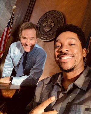 Rickey Brown Instagram - Tonight catch me and my pal @bryancranston on the best show on Tv right now “Your Honor” only on @showtime 😜 
•
•
•
•
•
#yourhonorshowtime #yourhonor #actor #acting #actor #actors #showtime #actress #actresses #setlife #onset #workingactor #hollywood #bryancranston #breakingbad #sagaftra #drama #etcandcompany #danielhoffagency