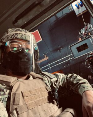 Rickey Brown Instagram - Night shoots!🎞🎬 First time acting with the blue screen🙌🏾 You gotta appreciate the little things! Now for some actor talk....BE PREPARED FOR ANYTHING!!! My very first day on set they were like hi welcome to___________.So...we are going to need you to learn your partners lines also because he won’t be here today. Oh, and we’ll be ready to shoot this scene in 30min so you can get into wardrobe now. Huh?! Oh shit, well good morning to you too! I’m still wiping the crust out my eyes 😩😂 But I didn’t panic. I went to my trailer got dressed and LOCKED IN! THERES NO ROOM FOR EXCUSES IN THIS SHIT! YOU EITHER STEP UP TO THE PLATE AND TAKE THAT CHALLENGE HEAD ON OR YOU FOLD UNDER PRESSURE! YOU DONT BECOME GREAT WHEN EVERYTHING IS GOING SMOOTHLY AND “THE WAY IT SHOULD GO” GREATNESS IS ACHIEVED AND TESTED WHEN OBSTACLES OCCUR AND YOU MEET THEM HEAD ON AND CONCUR THEM HOES!!💪🏾💪🏾 Happy Friday mfs! 
•
•
•
•
#bluescreen#greenscreen#acting#actors#actor#actress#actresses#setlife#onset#onsetlife#workingactor#sagaftra#motivation#inspiration#hollywood#losangeles#nightshoots#actorslife#actingtips#actingclass#netflix#hbo#amazonprime#cbs#abc#etcandcompany#danielhoffagency