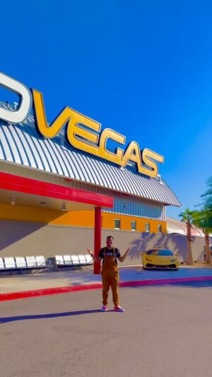 Rickey Brown Instagram - Thank you @speedvegas @exoticsracing 🙏🏾WHAT AN ADRENALINE RUSH!! Hands down one of the coolest things you can do in Vegas or anywhere! 10/10!! Guys you gotta check them out! They are right off of the 15 freeway when going to Vegas! #rickeysreviews #speedvegas #exoticcars #ferrari #ferrari488 #porshe #lamborghini #lamborghiniaventador #vegas #lasvegas #supercars #racing #bucketlist