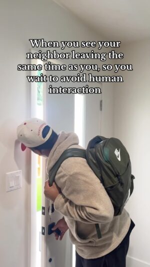 Rickey Brown Instagram - When you want to avoid human interactions lol #comedy #comedyvideos #comedyreels #comedyskits #skits #funny #funnyreels #funnyskits #funnyvideos #neighbors #relatable #introvert