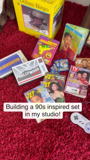 Rickey Brown Instagram - You can work for the studios or you can BE the studios, I chose the latter! Welcome to @hustleandmotivatestudios 🙌🏾🙌🏾 This is one of the first sets I’m building in my studio. 90s baby! No dream is too big!! Had to step away from social media to build my empire!💪🏾 FOLLOW THE JOURNEY @hustleandmotivatestudios
