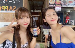 Rin Takahashi Instagram - りんちゃんと今年最後の海行ってきました🏖️💓
たくさんお酒飲んで美味しいもの食べて癒されて楽しかった🥰
りんちゃん今年の夏たくさん遊んでくれてありがとう🫶✨
@rin__sakura