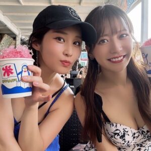 Rin Takahashi Instagram - りんちゃんと今年最後の海行ってきました🏖️💓
たくさんお酒飲んで美味しいもの食べて癒されて楽しかった🥰
りんちゃん今年の夏たくさん遊んでくれてありがとう🫶✨
@rin__sakura