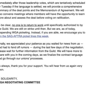 River Butcher Instagram - still on strike (sag also still needs to negotiate) but this is union power 💪🏻💪🏻💪🏻 bringing corporations to their knees via @adamconover