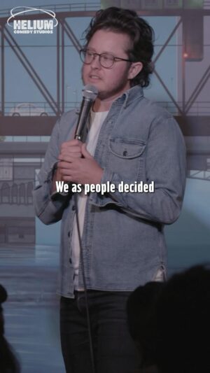 River Butcher Instagram - I heard y’all were lookin for some *good* jokes today, so here’s one about the impending “holiday” from my upcoming hour, out on december 7 on youtube. #jokes #comedy #standup #transcomic #transmasc #transcomedy #holidays
