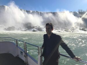 Rob Heaps Instagram - 4 years ago today!!! Shooting Imposters season 2 at Niagara Falls…it got a little damp #imposters @netflix