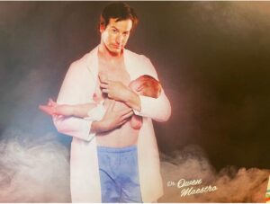 Rob Huebel Instagram - Sometimes I wonder about this baby from an old promo shoot and hope he’s doing OK in college with his weird nightmares.