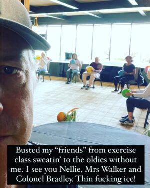 Rob Huebel Instagram - Busted. Hurtful.