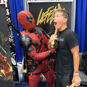 Rob Liefeld Instagram - If, by chance, you can have a global blockbuster released featuring a character you dreamed up and willed into existence and share it with the all of @comic_con - DO THAT! Highest recommendation possible!