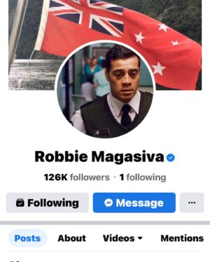 Robbie Magasiva Instagram - My Facebook fan page has been hacked by some fuckwit please unfollow report the asshole. Pass it on.
