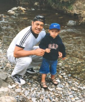 Robbie Magasiva Instagram - Happy 25th birthday my boy. I’m extremely proud of you son and all your achievements we miss you and we can’t wait to see you soon have a wonderful born day buddy. My present to you is wiping your Uber eats debt on my account. You’re welcome son🤣. I love you @oushmagoosh. Dad 🥰💕💯