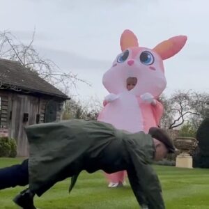 Robert Fripp Instagram - The Easter Bunny Is Coming To Get You!
#toyahwillcox #robertfripp #toyahandrobert #easter #easter2024 #easterbunny