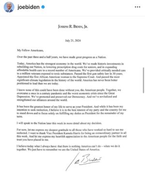 Robert Habeck Instagram - Ein halbes Jahrhundert für die Demokratie, fürs Land, für die Menschen – US-Präsident @joebiden hat sich und seine ganze Kraft in den Dienst der demokratischen Institutionen gestellt und für sie gekämpft. Seine Entscheidung erfüllt mich mit tiefer Hochachtung.