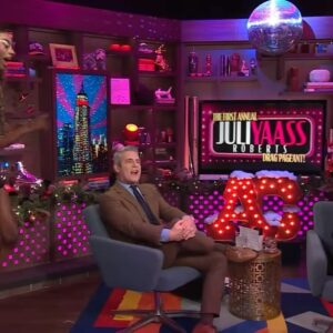Robin Fierce Instagram - Queen of the Julias! Thank you @bravowwhl/ @bravoandy for having me in this special episode with @juliaroberts. #wwhl 

Hair: @thelulufierce 
Dress: @nataliathefierce