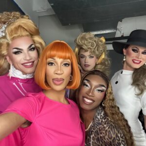 Robin Fierce Instagram - Queen of the Julias! Thank you @bravowwhl/ @bravoandy for having me in this special episode with @juliaroberts. #wwhl 

Hair: @thelulufierce 
Dress: @nataliathefierce