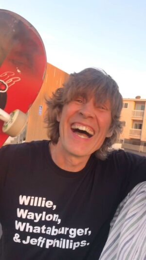 Rodney Mullen Instagram - @lancemountain dropped by the other day so we could put some finishing touches on a little project he’s been cookin’ up. After hanging out, he asked to grab a photo together before it hits. But it’s Lance! So, it’s been 10 months since I learned to walk again; doc ok’d me to roll after only a few months, but given they screwed metal into the hollow of both femurs, a hard landing could split ‘em– like chisels. I’ve been rolling on eggshells too long, so I asked if he’d mind me trying a trick I hadn’t done in years. Man it felt right as soon as I spun a few, so I threw my feet on the 4th one. Then within 5-10min, this just flowed... The Respect I have for Lance is what it took to do it then & there. Ever since it’s like a switch went on: I can SKATE. It’s a joy rooted in your very being. Every skater knows it— and it never goes away <3
