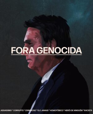 Rodolfo Valente Instagram - Projeto de ditador ameaçando a democracia? Hoje e sempre, #FORABOLSONARO. Que vá direto para o lixo da história! #bolsonarogenocida // @designativista @_bijari @victor_pwork