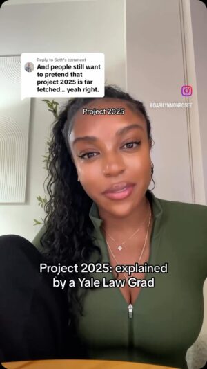 Roland S. Martin Instagram - Great #Project2025 #trumpsproject2025 breakdown by @darilynmonrosee. Watch and share! We MUST defeat Donald Trump and MAGA in November!