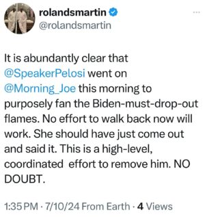 Roland S. Martin Instagram - What Dems are doing is beyond nuts. They are extending a weekend story into a 2nd week.