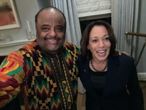 Roland S. Martin Instagram - It’s time to GET IN FORMATION!!!! There is now way in hell we are gonna let Donald Trump win. @kamalaharris for President is THE choice!!!