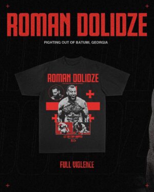 Roman Dolidze Instagram - Hey everyone, I just released a t-shirt with the guys at Full Violence. I hope you guys like it, it will only be available for a limited time for UFC 286. Click the link BIO⬆️ to get it right now!
@fullviolence