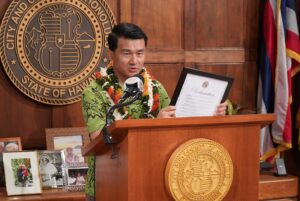 Ronny Chieng Instagram - JULY 27 2024 OFFICIAL RONNY CHIENG DAY TODAY IN OAHU!

MAHALO HAWAII AND @mayorrickhnl. I HOPE I ALWAYS GIVE MORE THAN I TAKE HERE.

📸: Ryan Wilson