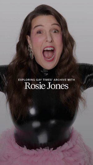 Rosie Jones Instagram - “Sex, latex and lovely interior furnishings.” 💅⁠
⁠
To mark GAY TIMES’ 40th birthday, comedian, actor and writer @josierones is taking us through the archives.⁠
⁠
Rosie explores the adverts in the May 1989 issue, whilst opening up about how it feels to be part of GT’s legacy.