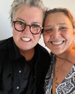 Rosie O'Donnell Instagram - me n my buddy @camrynmanheim at my comedy gig #thecrow