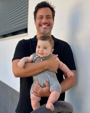Rui Santos Instagram - Adoro o sorriso do Baltazar nesta foto.