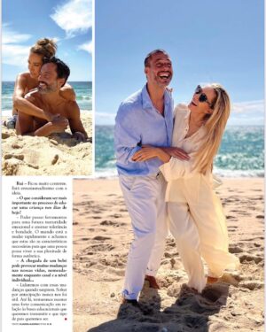 Rui Santos Instagram - Obrigado a revista @carasportugal pela simpatia e profissionalismo.
Boas férias!
Beijinho Cláudia Alegria.
@calegria.r